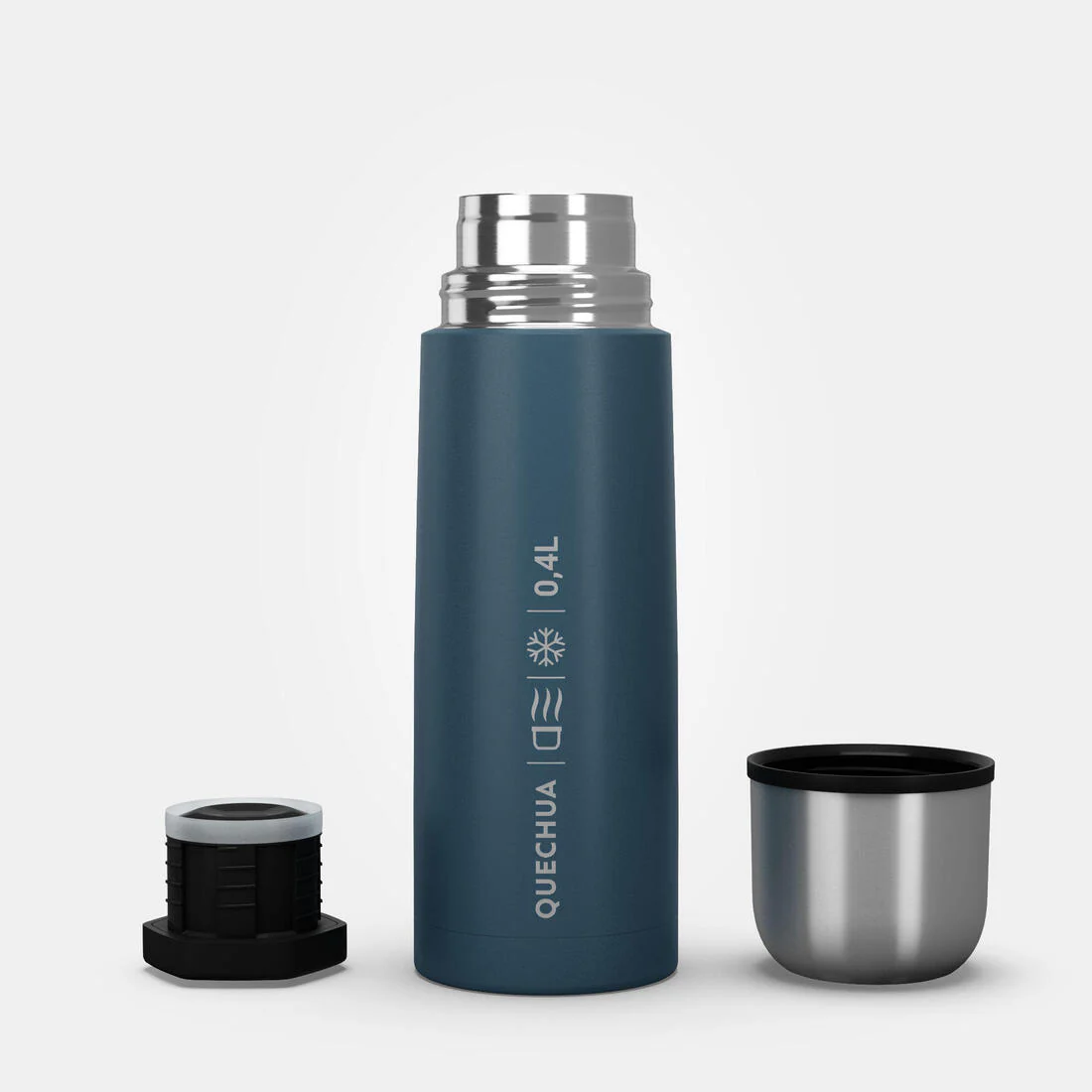 0.4 L Stainless Steel Isothermal Flask with Cup for Hiking - Image 2