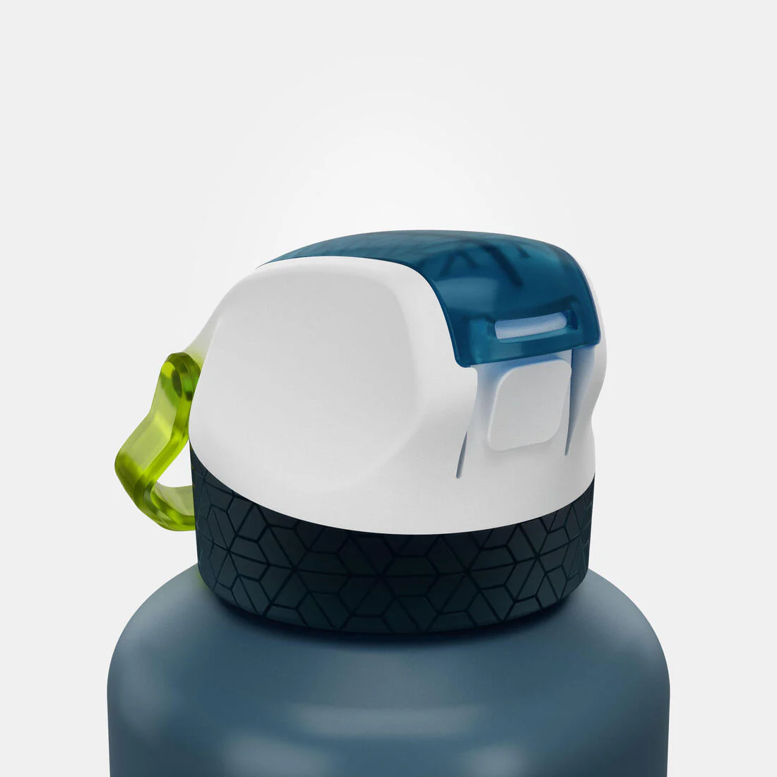 Kids’ 0.6L alu. water flask 500 with instant cap, pipette and straw, for hiking - Image 14