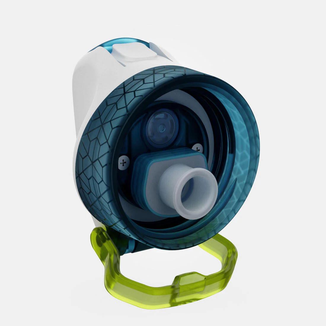 Kids’ 0.6L alu. water flask 500 with instant cap, pipette and straw, for hiking - Image 18
