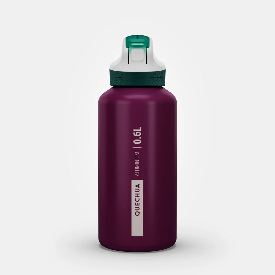 Kids’ 0.6L alu. water flask 500 with instant cap, pipette and straw, for hiking - Image 21
