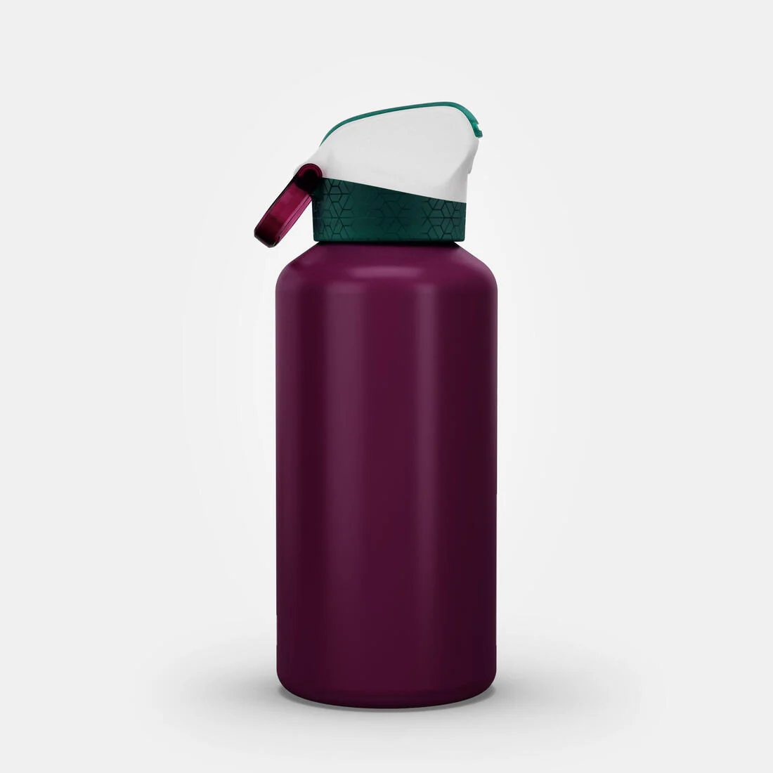 Kids’ 0.6L alu. water flask 500 with instant cap, pipette and straw, for hiking - Image 25