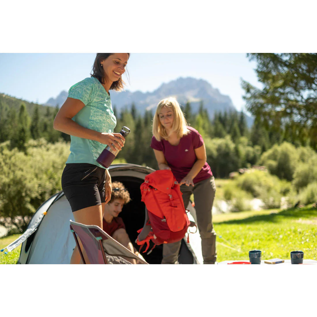 0.8 L insulated stainless steel flask 900 with quick-release cap for hiking - Image 22