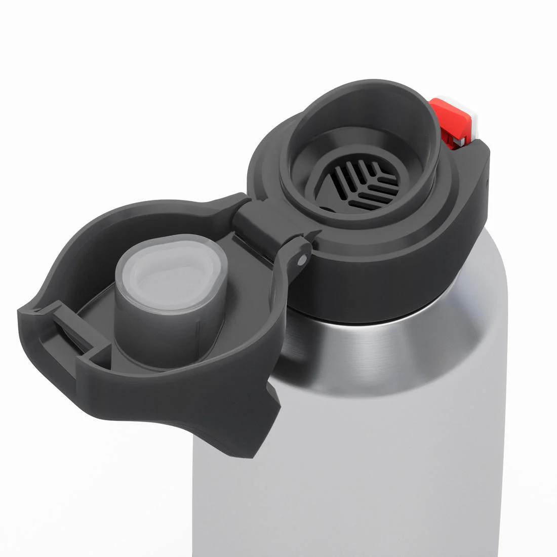 0.8 L insulated stainless steel flask 900 with quick-release cap for hiking - Image 4