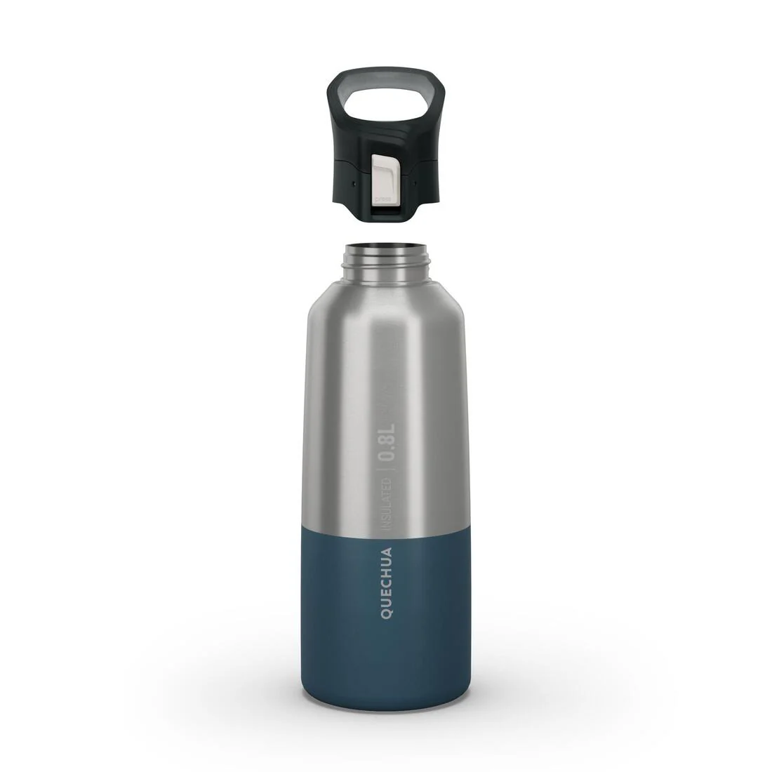 0.8 L insulated stainless steel flask 900 with quick-release cap for hiking - Image 5