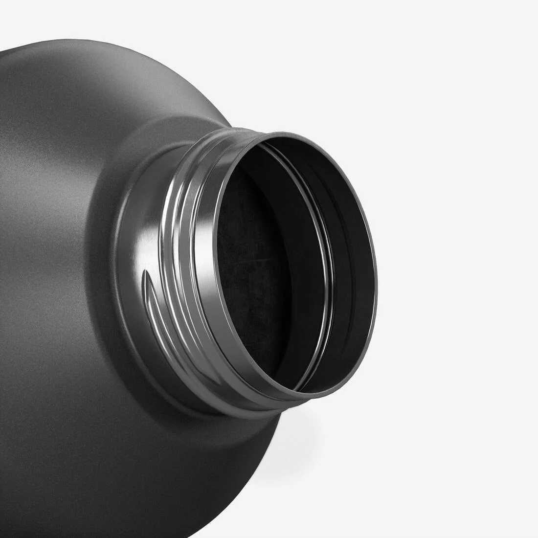 1.5 L stainless steel flask 100 with screw cap for hiking - Grey - Image 9