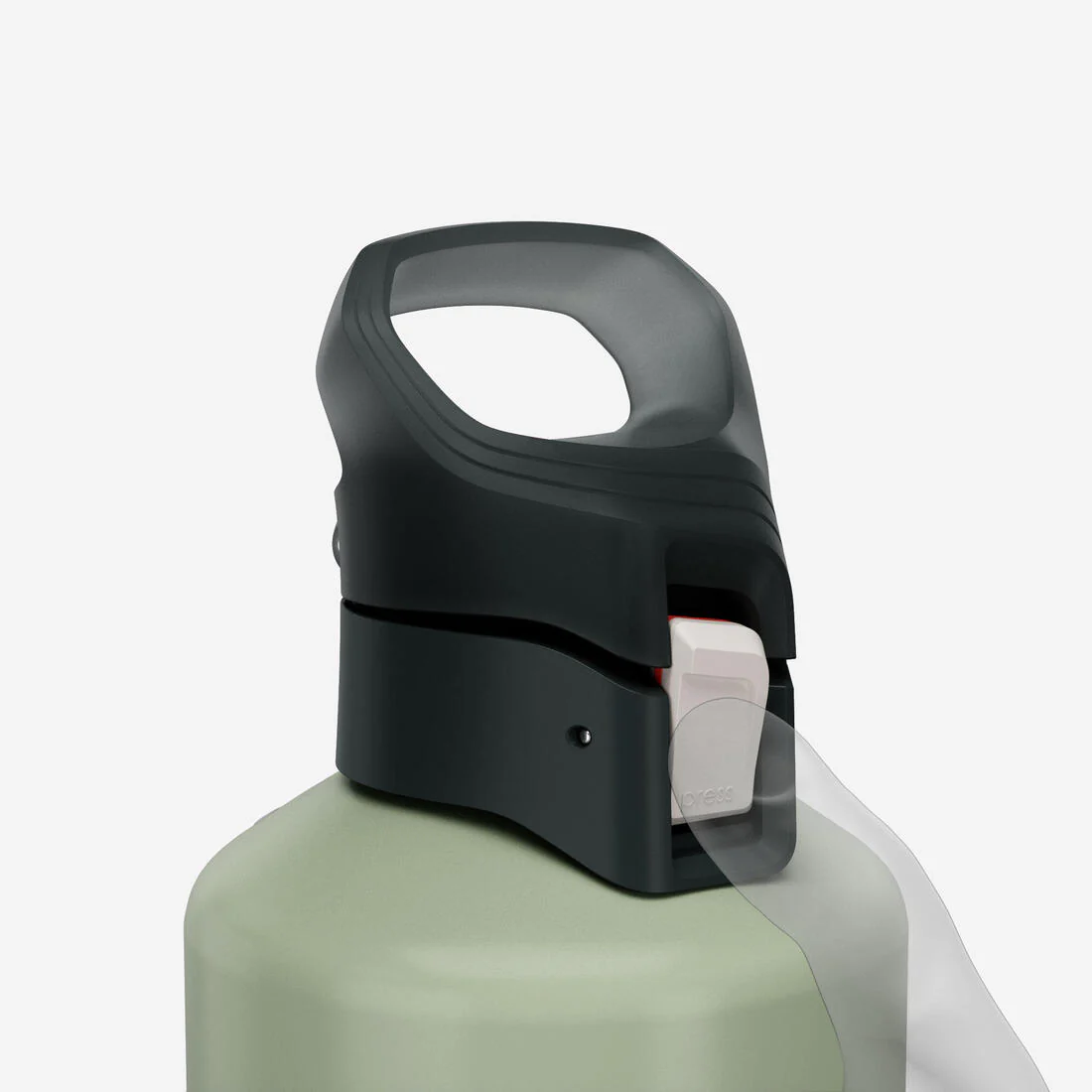1.5L aluminium flask with quick-open cap for hiking - Image 11