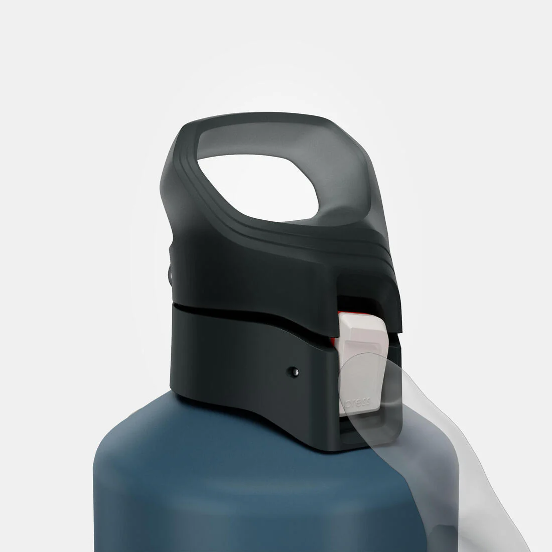 1.5L aluminium flask with quick-open cap for hiking - Image 12