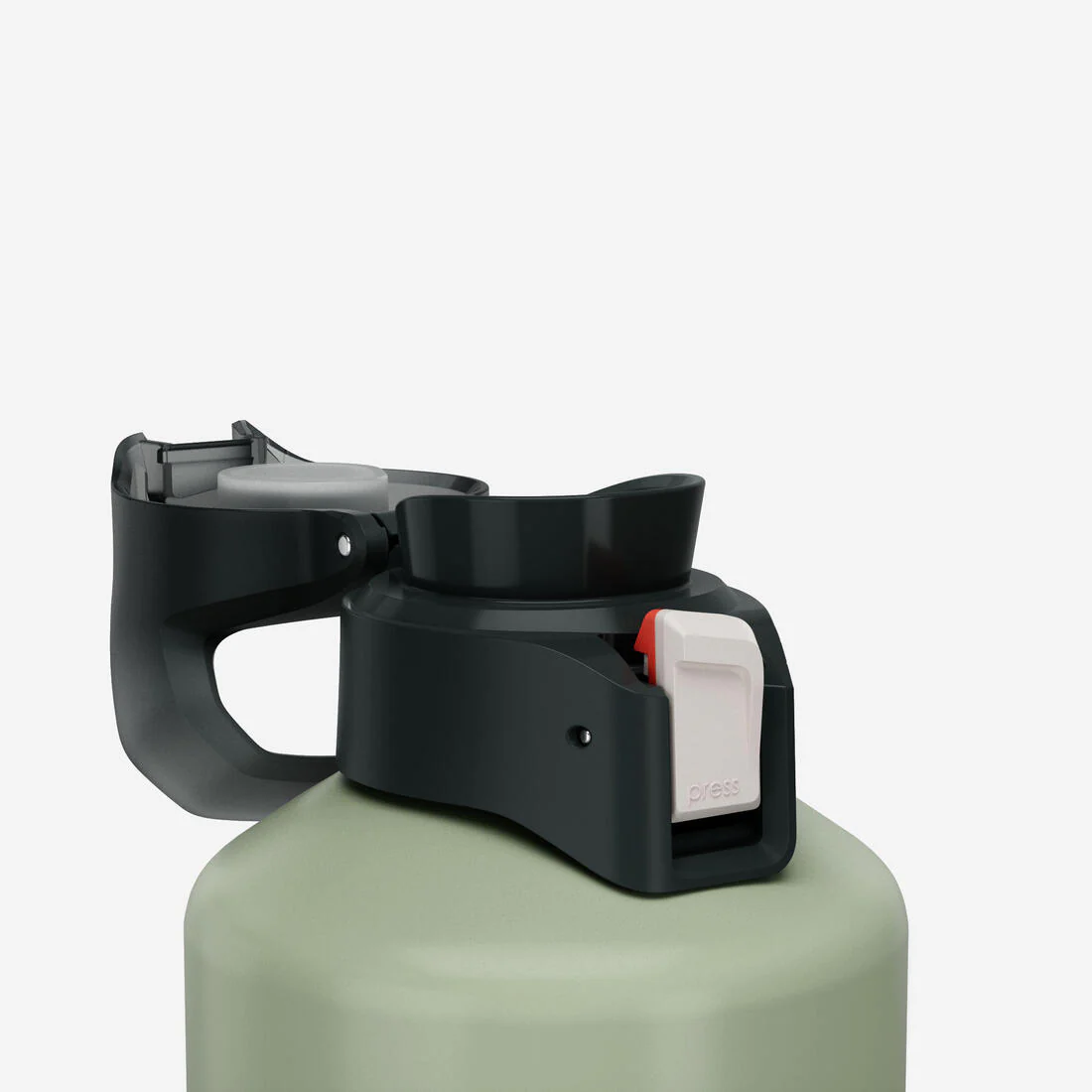 1.5L aluminium flask with quick-open cap for hiking - Image 14