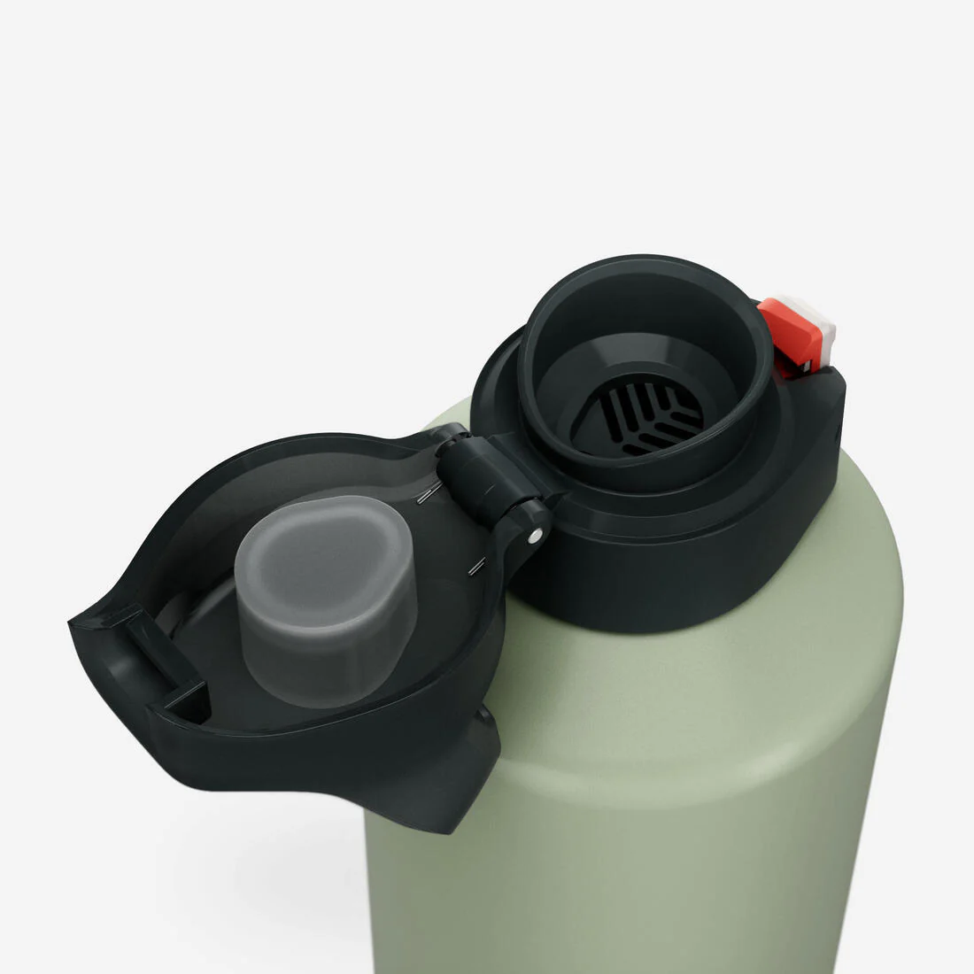 1.5L aluminium flask with quick-open cap for hiking - Image 15