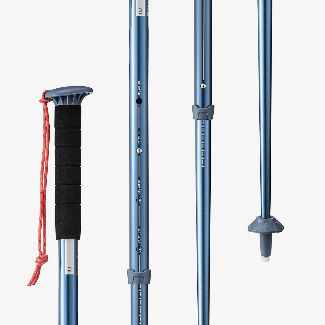 1 affordable hiking pole - MT100 blue - Image 2
