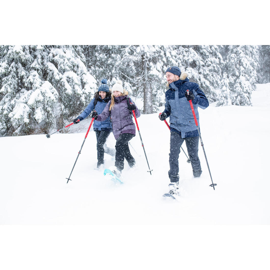 1 All Season Hiking Pole - MT500 All Season Red - Image 10