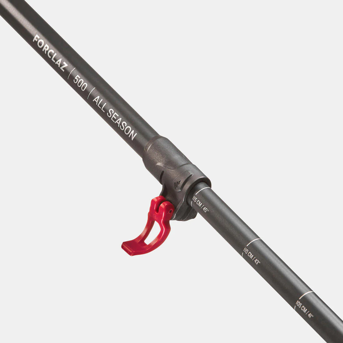 1 All Season Hiking Pole - MT500 All Season Red - Image 6