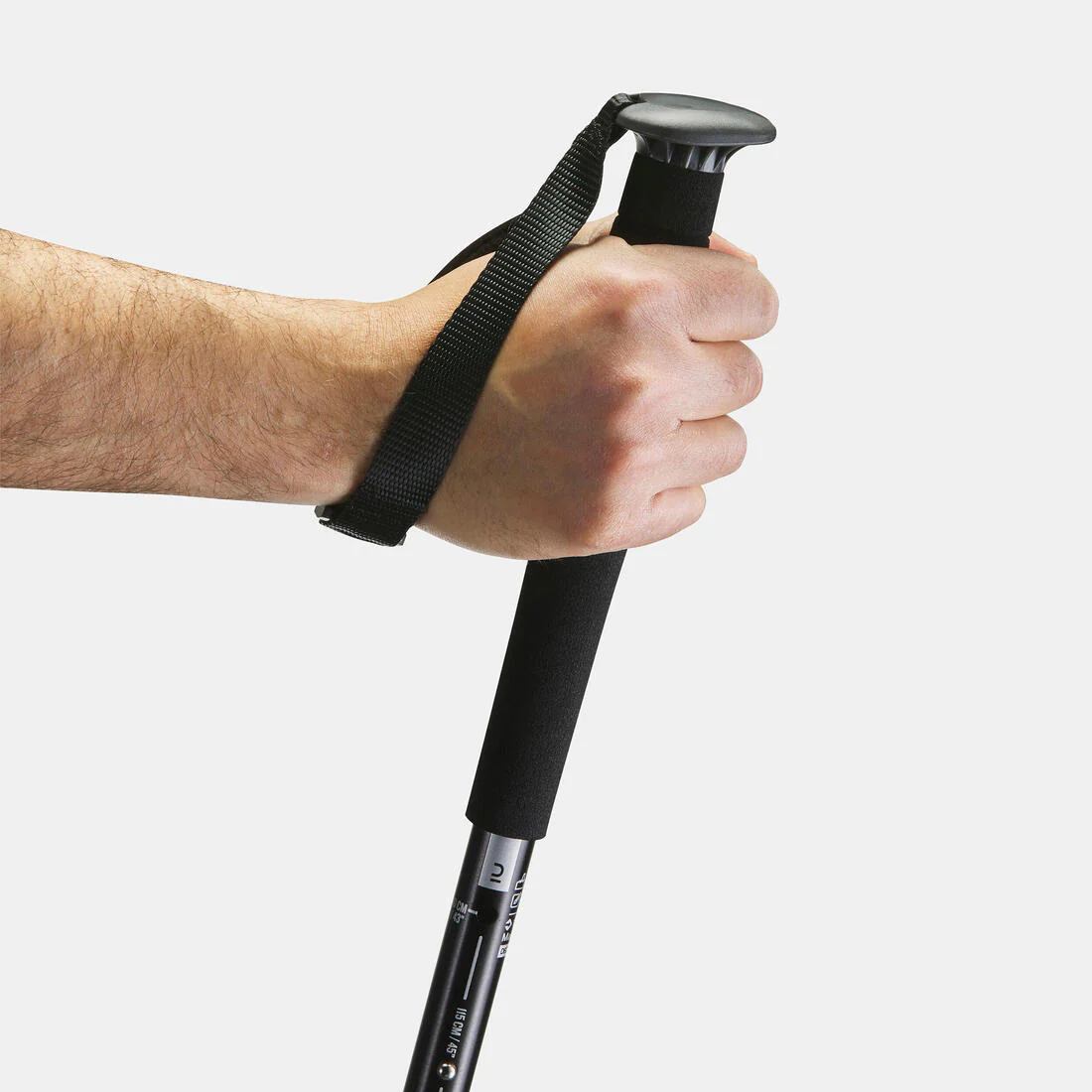 1 Easy Adjust Hiking Pole - MT100 Comfort Black - Image 6