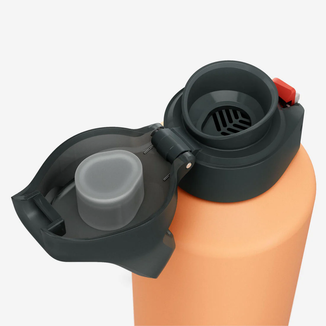 1 L aluminium water flask 500 with quick-release cap for hiking - Image 10