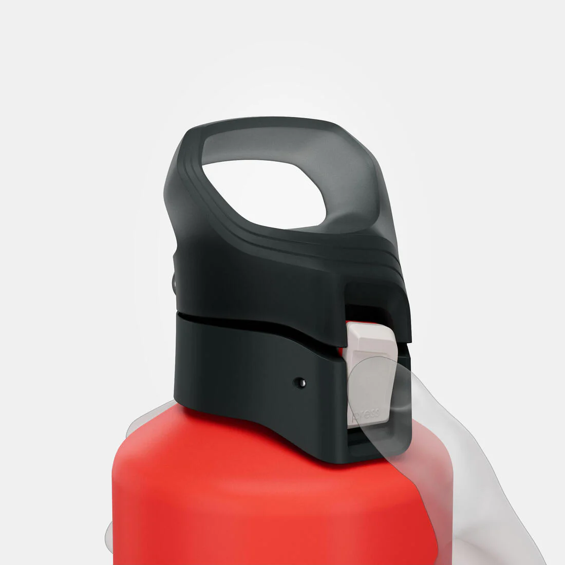 1 L aluminium water flask 500 with quick-release cap for hiking - Image 12