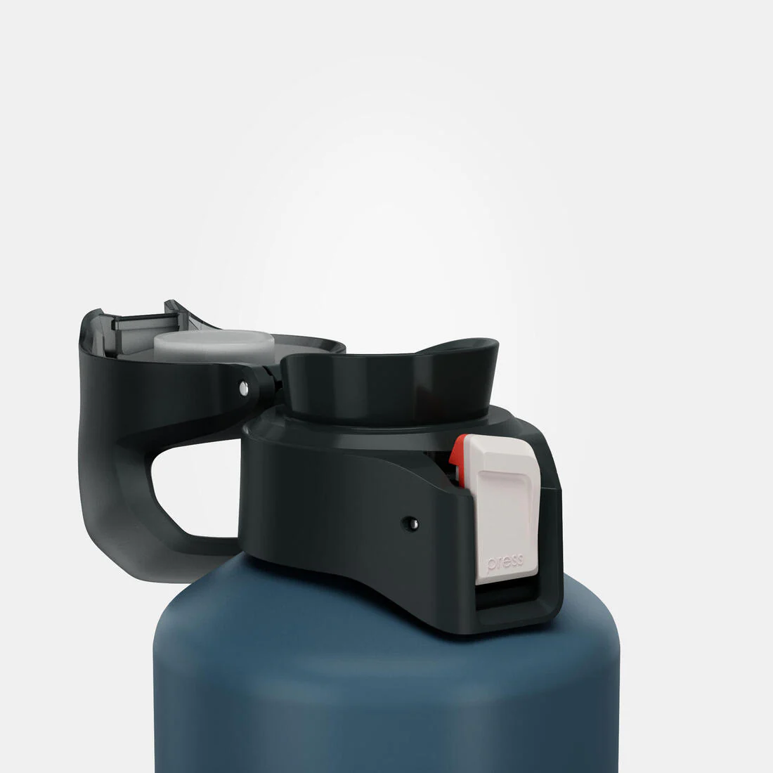 1 L aluminium water flask 500 with quick-release cap for hiking - Image 21