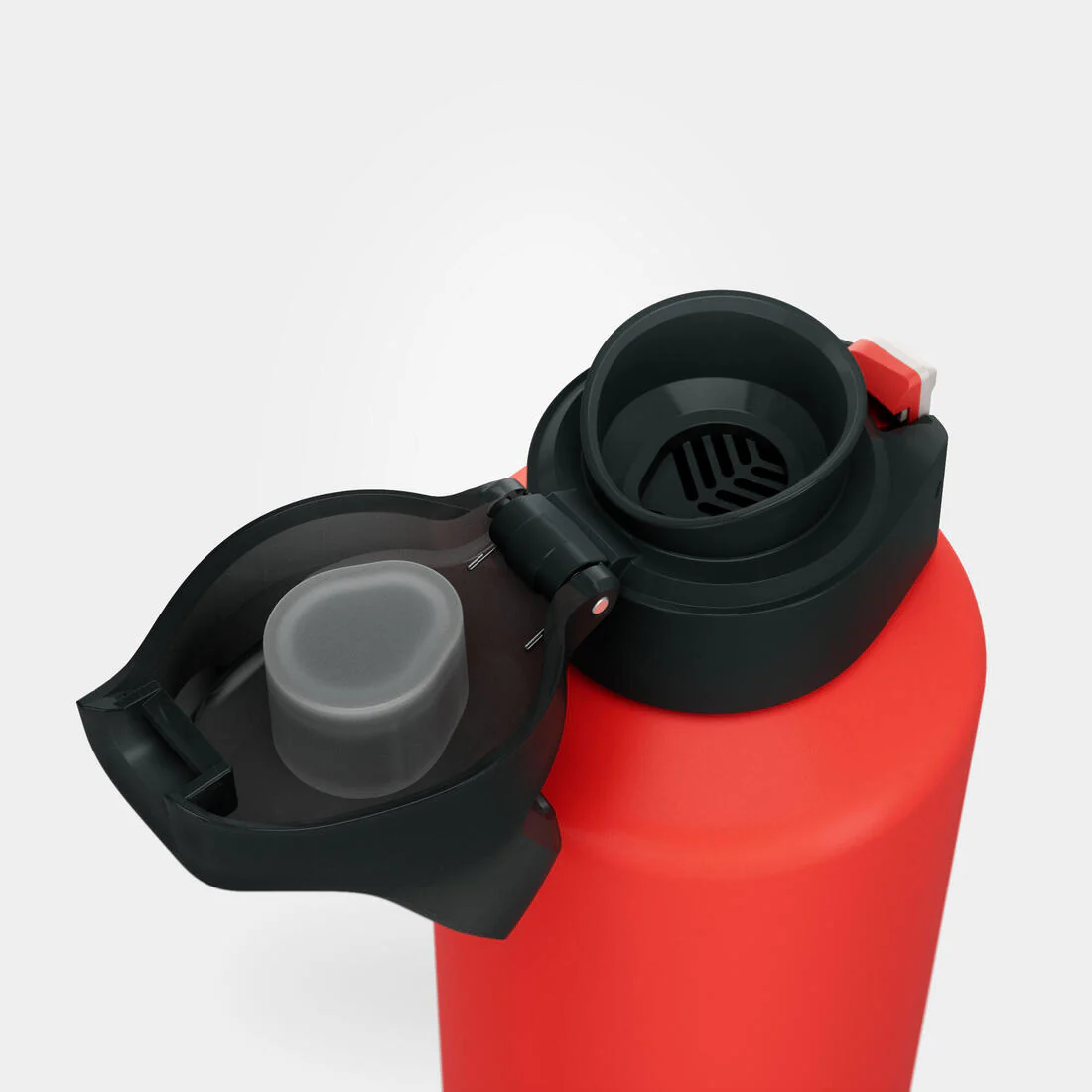 1 L aluminium water flask 500 with quick-release cap for hiking - Image 23