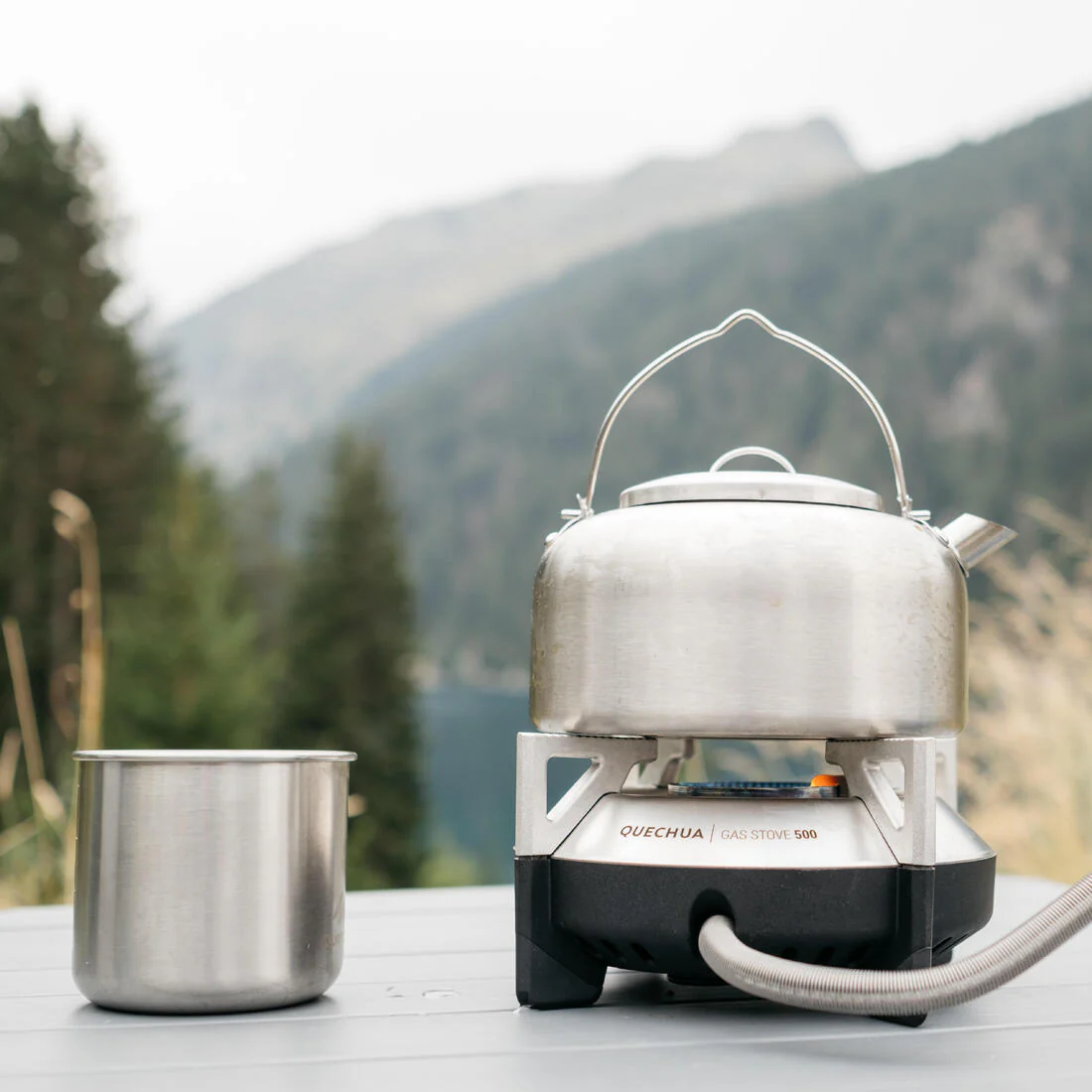 1 L Stainless Steel Kettle 500 for camping, bivouacking and hiking. - Image 3