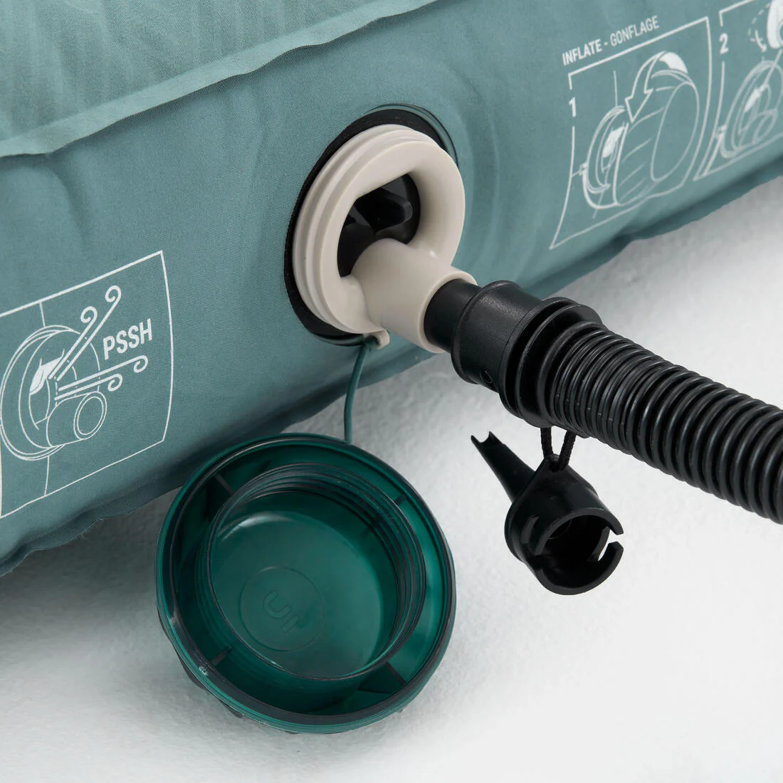 1-person Inflatable Camping Mattress, Air Seconds Comfort 200 x 70 cm - Image 7