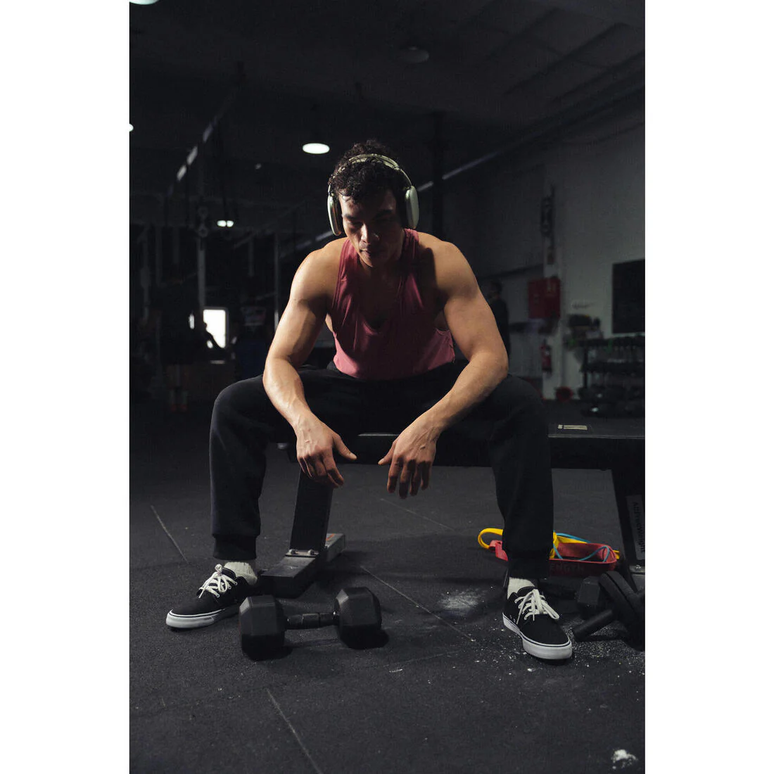 10 kg Cross Training and Weight Training Hexagonal Dumbbell - Black - Image 5