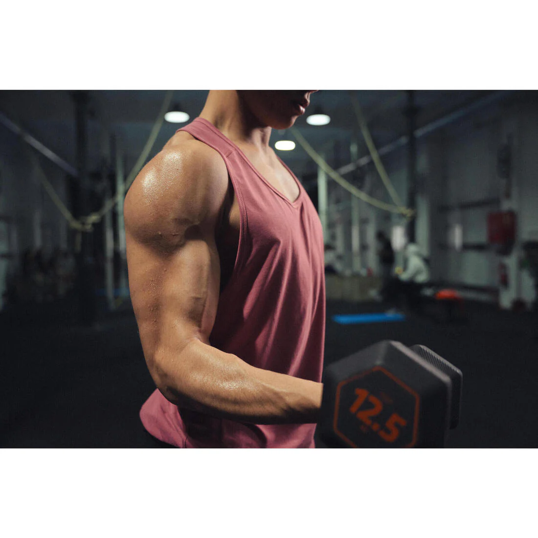 10 kg Cross Training and Weight Training Hexagonal Dumbbell - Black - Image 6
