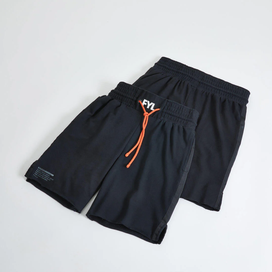 100 Adult Boxing Shorts - Black - Image 3