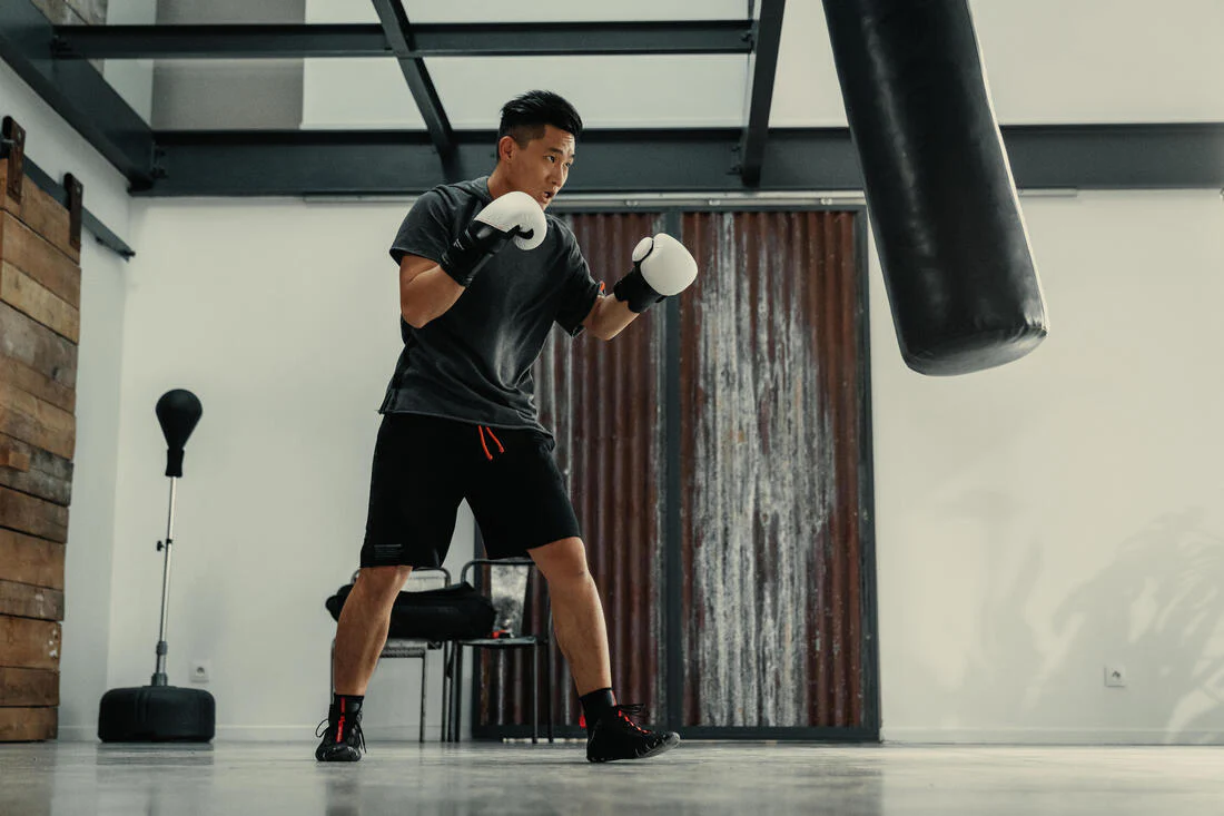 100 Adult Boxing Shorts - Black - Image 6
