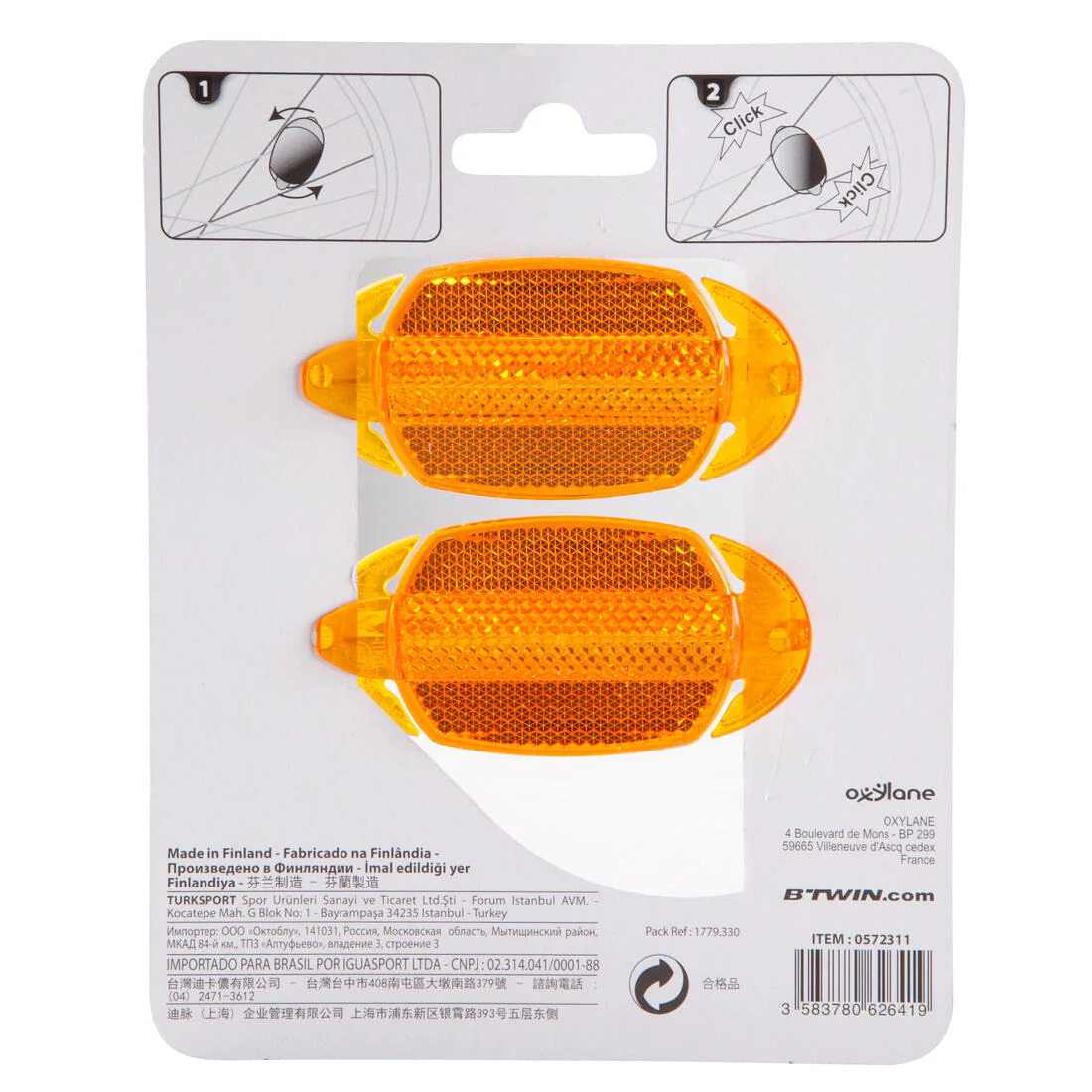 100 Bike Wheel Reflectors - Image 3
