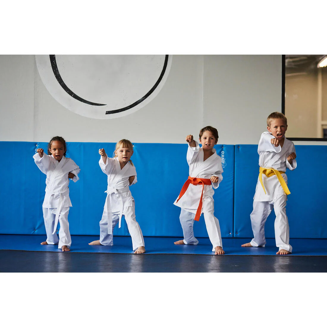 100 Kids' Karate Gi - White - Image 15