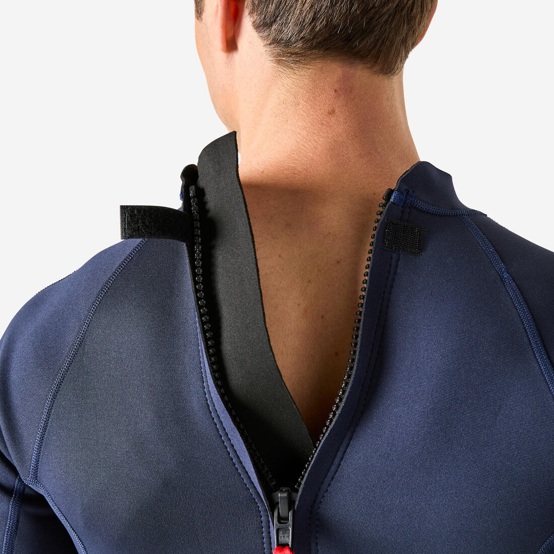 100 men’s 1.5 mm neoprene Shorty Surfing wetsuit - navy blue - Image 6