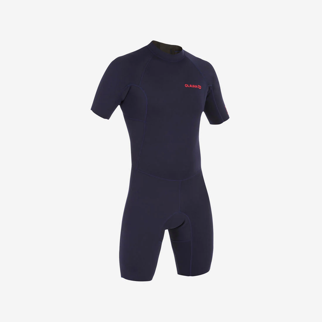 100 men’s 1.5 mm neoprene Shorty Surfing wetsuit - navy blue - Image 9
