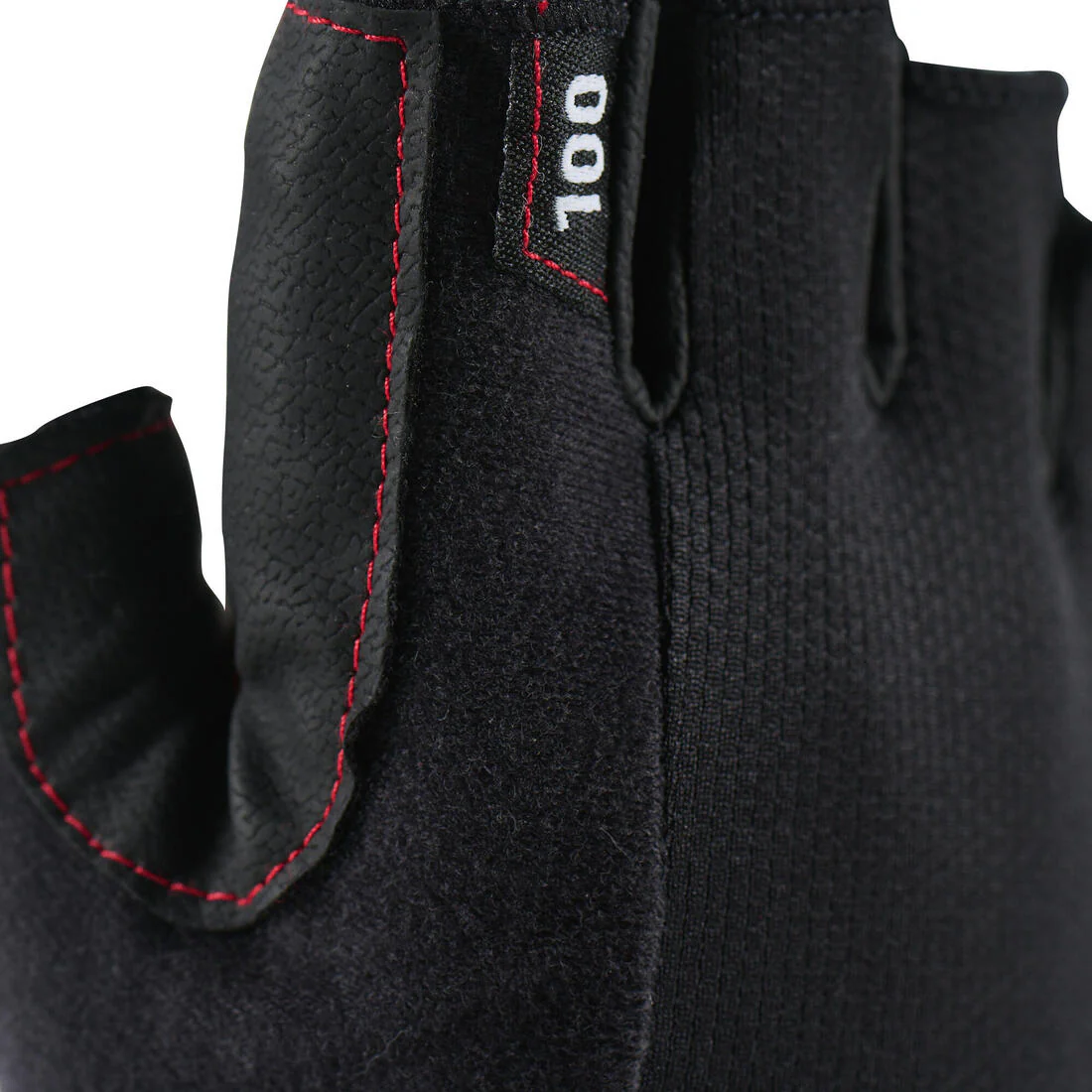100 Weight Training Gloves - Black/Red - Image 3