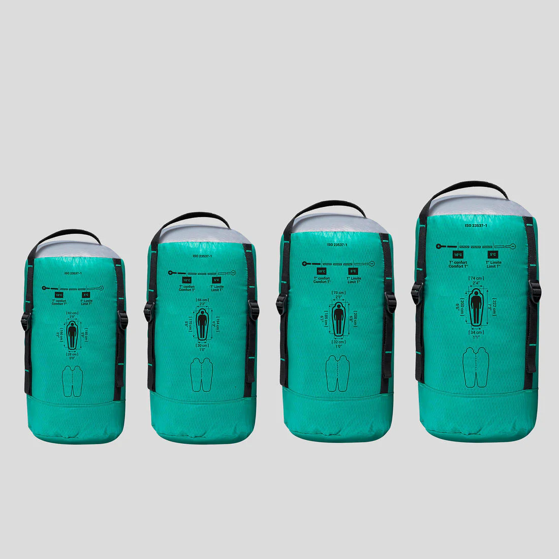 10°C trekking sleeping bag MT500 - Image 11