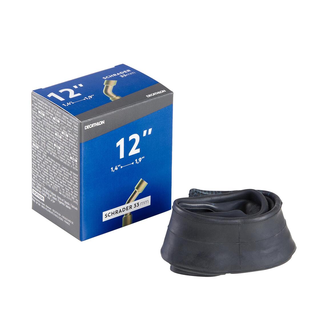 12" x 1.4 to 1.9 Bent Schrader Valve Inner Tube - Image 3