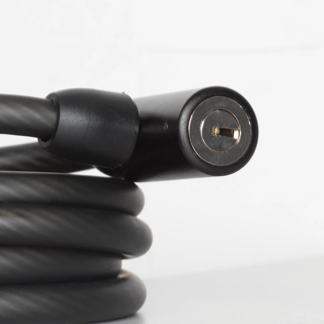 120 Spiral Bike Accessories Lock with Key-Black - Image 4