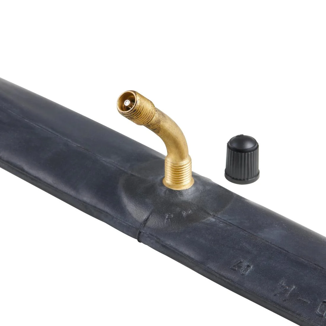 14" Inner Tube Section 1.5 to 1.9 - Bent Schrader Valve - Image 5