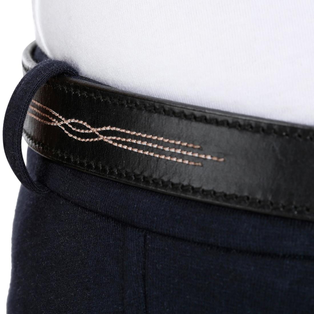 140 Women's Grippy Horse Riding Jodhpurs - Navy - Image 10