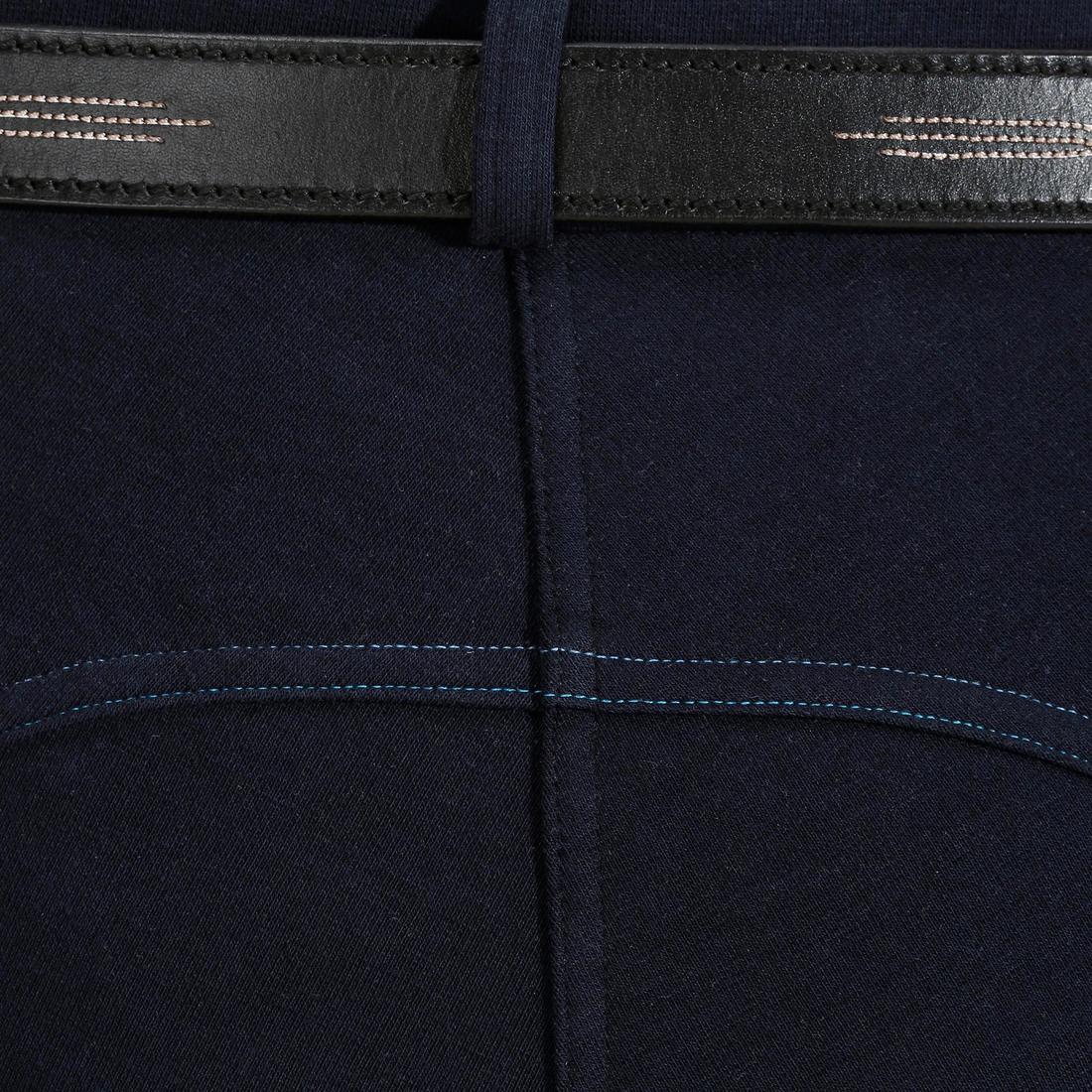 140 Women's Grippy Horse Riding Jodhpurs - Navy - Image 11