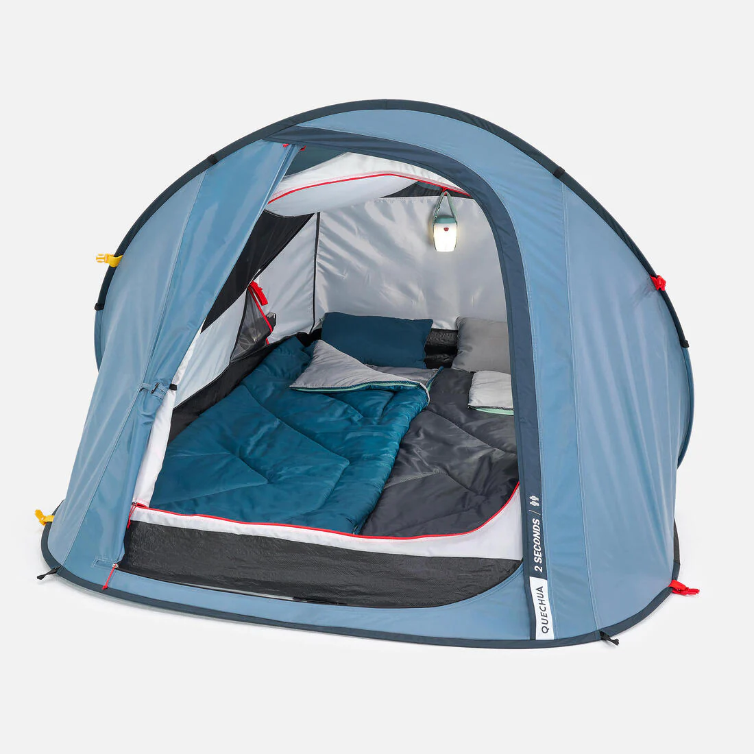 2-person instant camping tent, 2 Seconds - Blue - Image 2