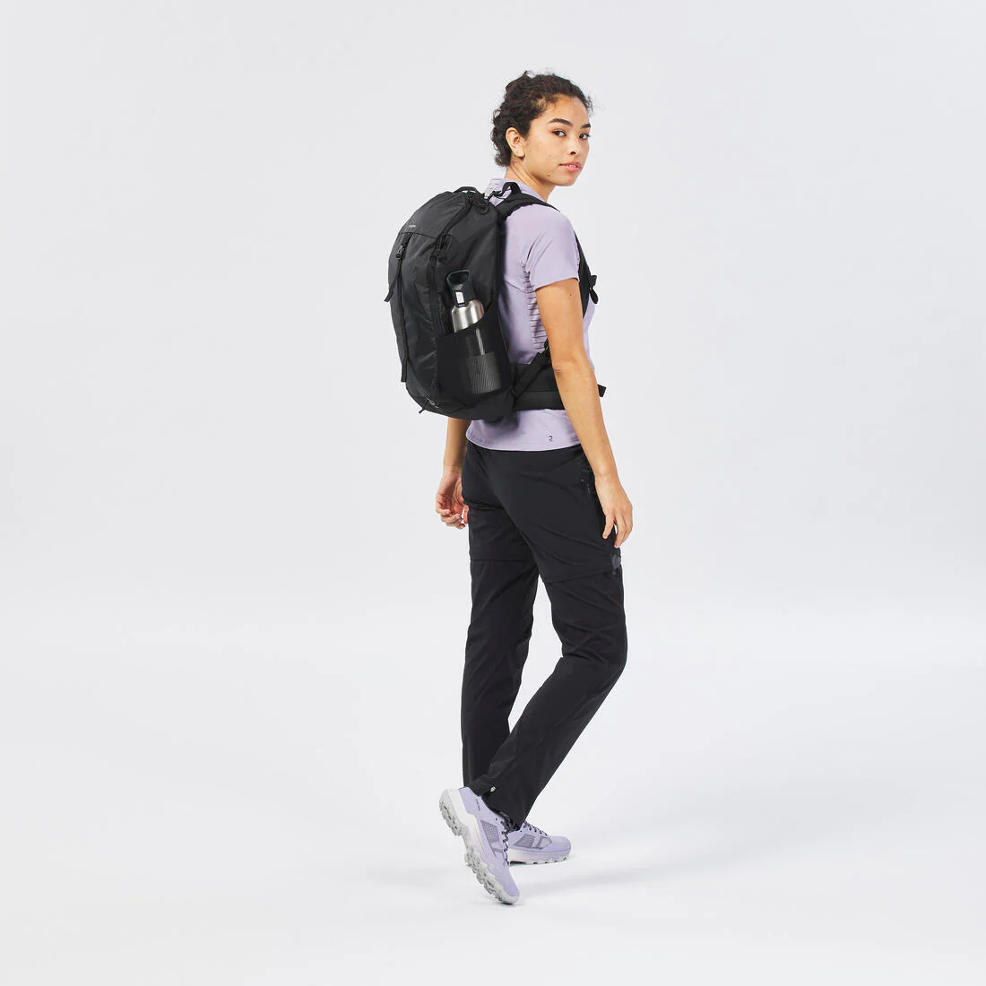 20 L Mountain Hiking Backpack - MH100 - Black - Image 17