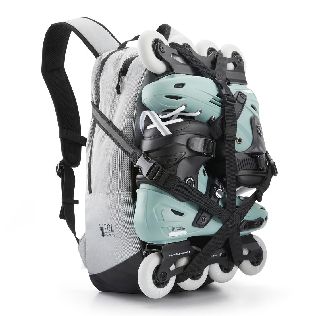 20-Litre Inline Skating Backpack BP100 - Image 2