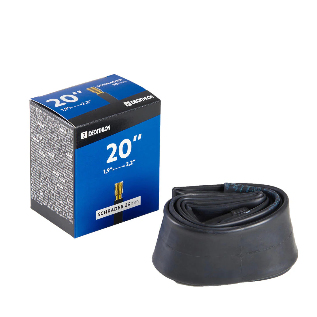 20x1.9/2.2 33 mm Schrader Valve Inner Tube - Image 3