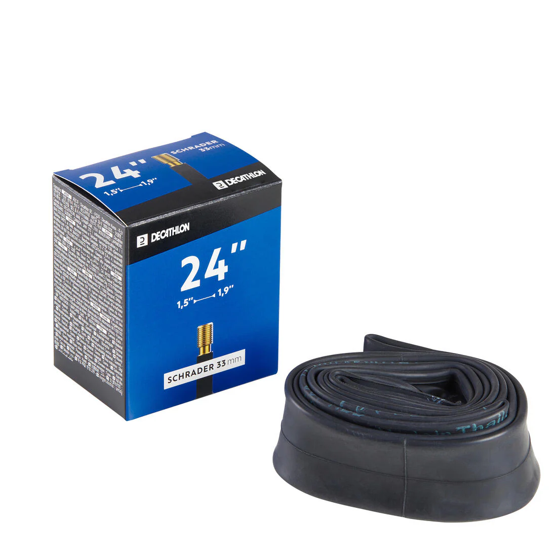 24" 1.5 to 1.9 Schrader Valve Inner Tube - Image 3