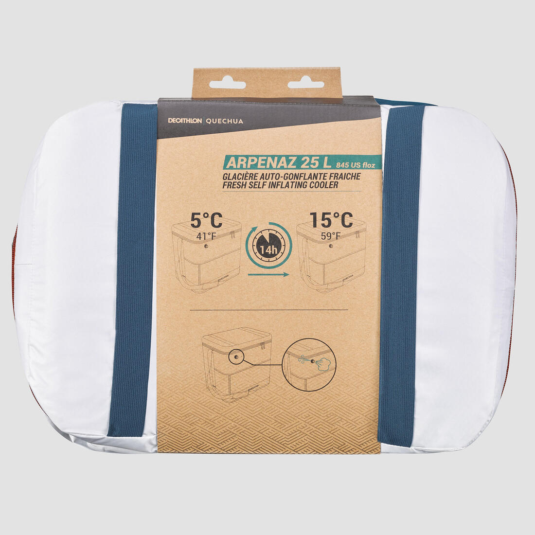 25-litre Fresh Cooler box 500 for camping - keeps cool for 15 hours - Image 9