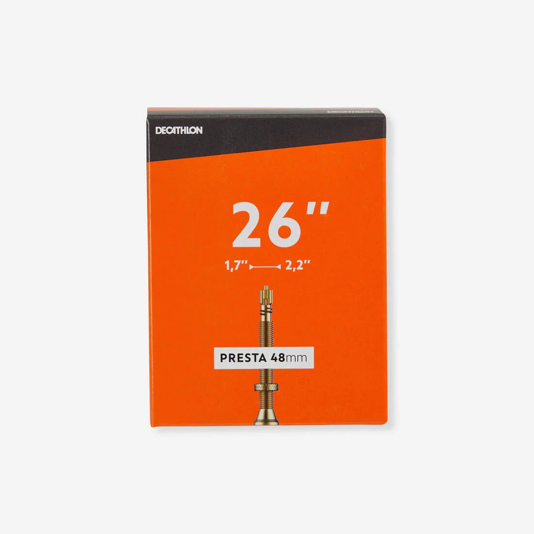 26x1.7/2.2 mm Presta Valve Inner Tube 48 mm
