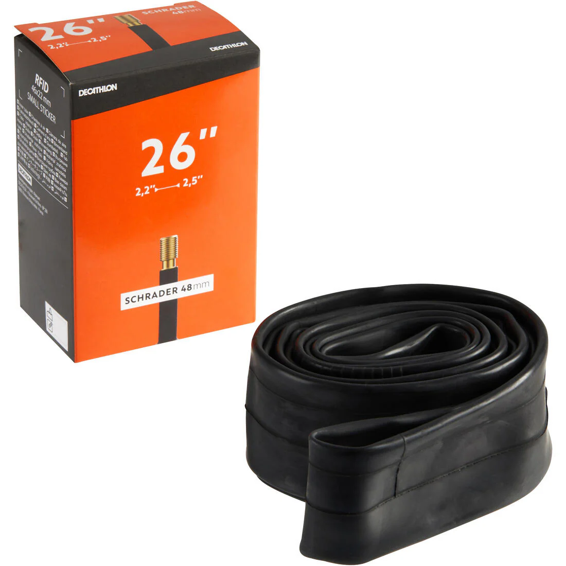 26x2.2/2.5 mm Schrader Valve Inner Tube - Image 3
