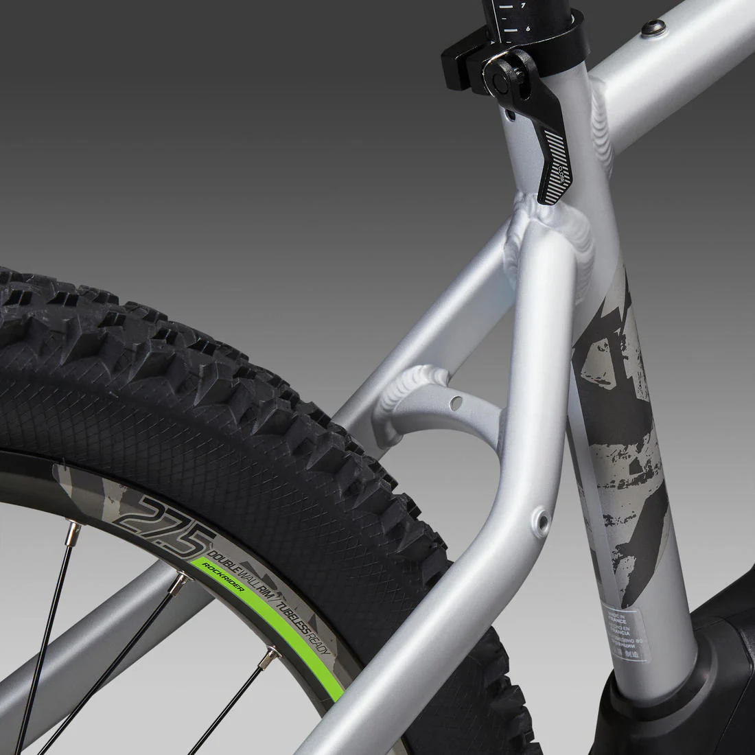 27.5 Inch Electric Mountain Bike E-ST 520 - Grey/Yellow - Image 18