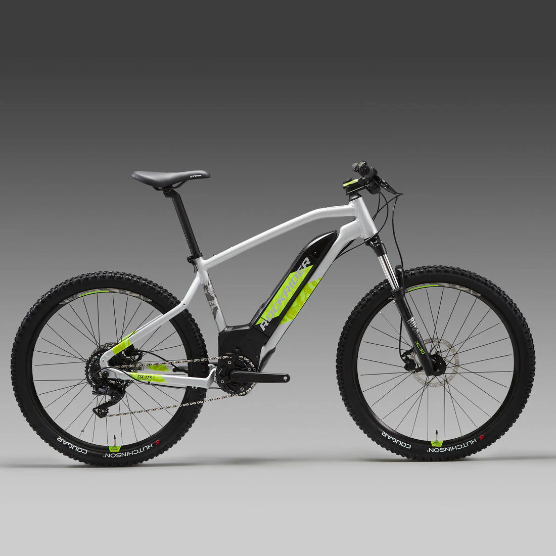 27.5 Inch Electric Mountain Bike E-ST 520 - Grey/Yellow - Image 19