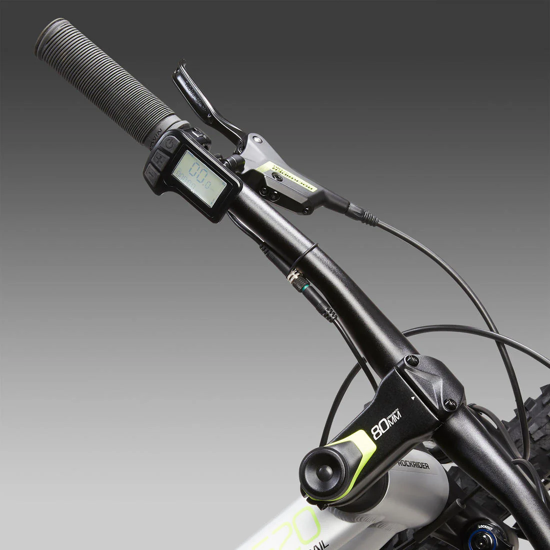 27.5 Inch Electric Mountain Bike E-ST 520 - Grey/Yellow - Image 5