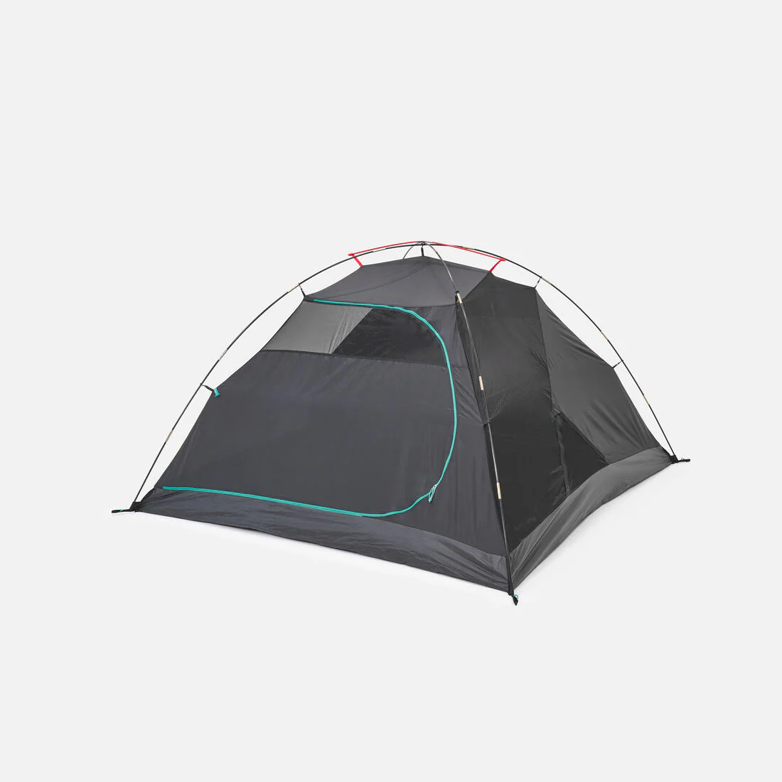 3-person camping tent, MH100 - Fresh & Black - Image 19